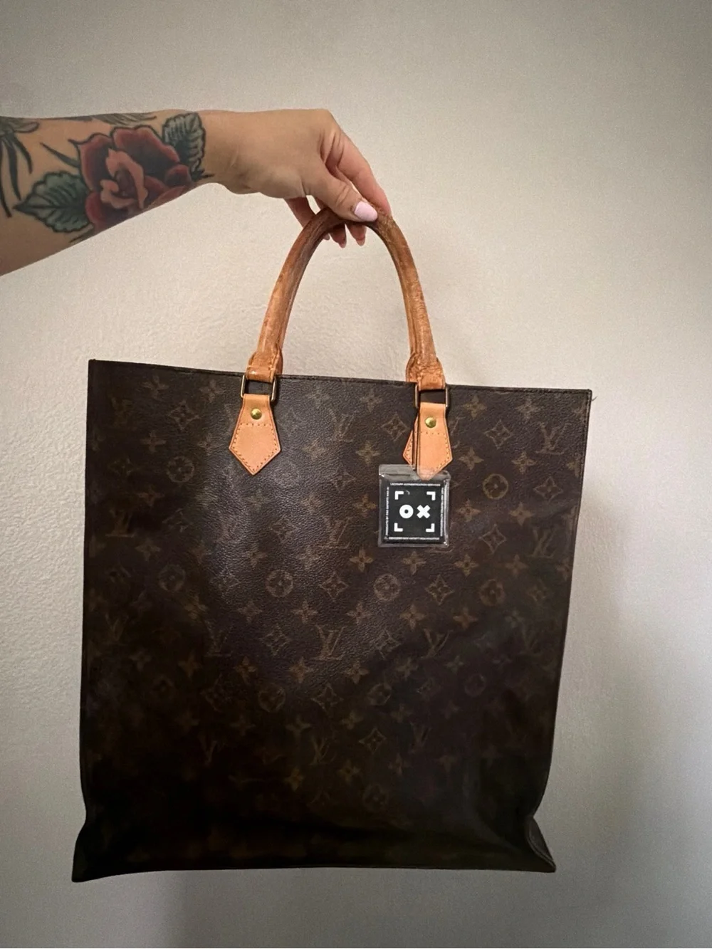 Louis Vuitton sac plat -vintage. Coa included